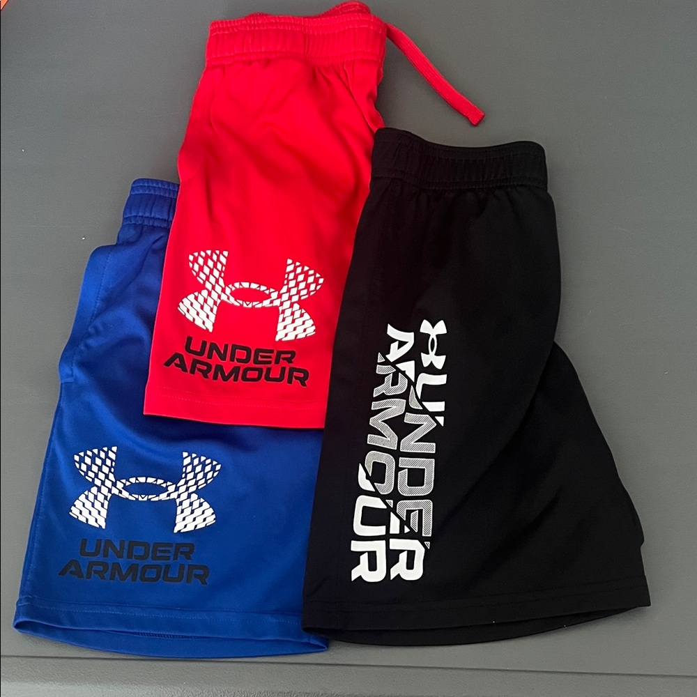 Kids. Under Armour Shorts. Set of 3